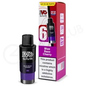 Blue Razz Cherry IVG Savr Refill Pack