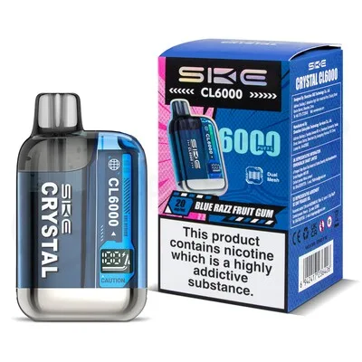 Blue Razz Fruit Gum SKE Crystal CL6000 Pod Kit
