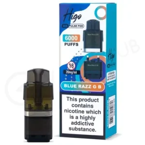 Blue Razz GB Higo Pulse BB 6000 Refill Pod