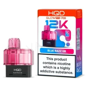 Blue Razz GB HQD Glow Pro 12K Refill Pod