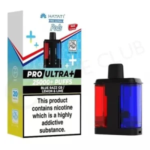 Blue Razz GB & Lemon Lime Hayati Pro Ultra Plus Refill Pod