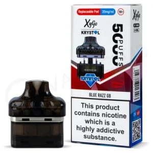 Blue Razz GB Xygo Krystal 5000 Refill Pod