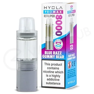 Blue Razz Gummy Bear Hyola Pro Max 8000 Refill Pack