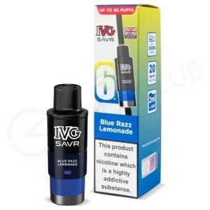 Blue Razz Lemonade IVG Savr Refill Pack