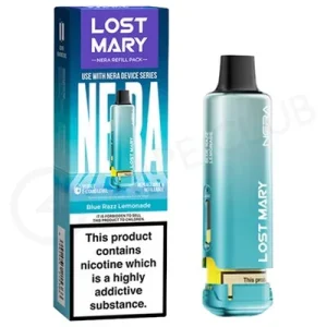 Blue Razz Lemonade Lost Mary Nera15K Refill Pod