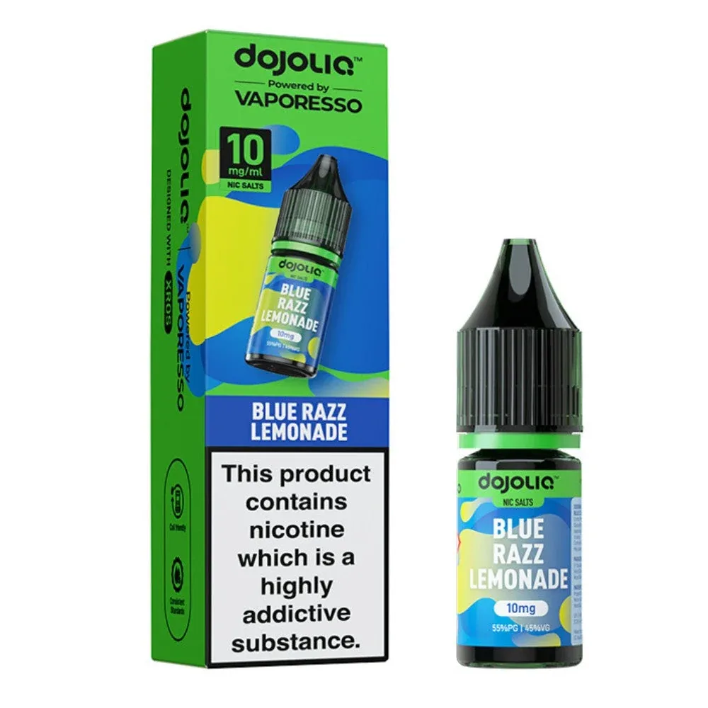 Blue Razz Lemonade Nic Salt E-Liquid by Dojoliq (10ml)