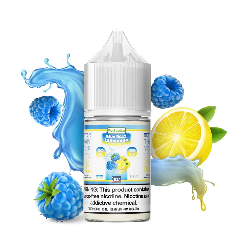 Blue Razz Lemonade Pod Juice TFN Salts 30mL