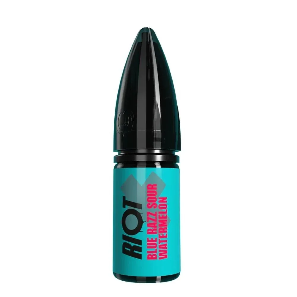 Blue Razz Sour Watermelon Nic Salts E-Liquid Riot X by Riot Squad (10ml)