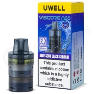 Blue Sour Blackcurrant Uwell Viscore Neo Refill Pod