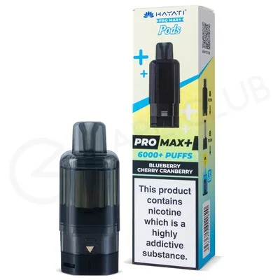 Blueberry Cherry Cranberry Hayati Pro Max Plus Refill Pod