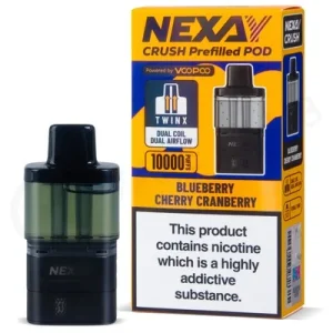 Blueberry Cherry Cranberry Nexay Crush 10K Refill Pod