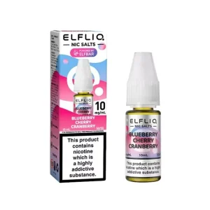 Blueberry Cherry Cranberry Nic Salt By Elfliq
