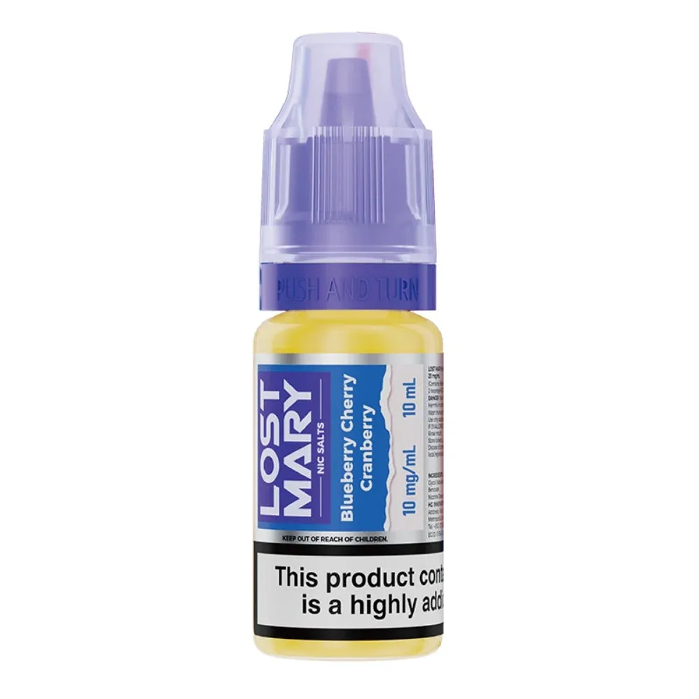 Blueberry Cherry Cranberry Nic Salt E-Liquid by Lost Mary (10ml)