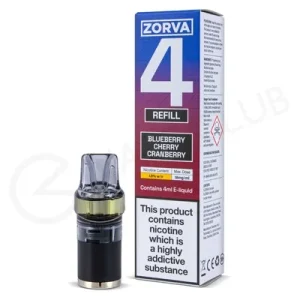 Blueberry Cherry Cranberry Zorva 4 Prefilled Pods