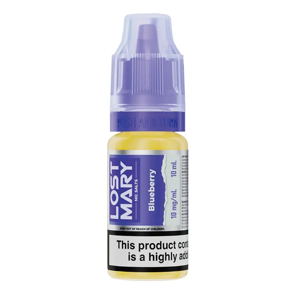 Blueberry Nic Salt E-Liquid by Lost Mary (10ml)