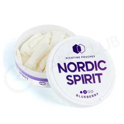 Blueberry Nicotine Pouches by Nordic Spirit