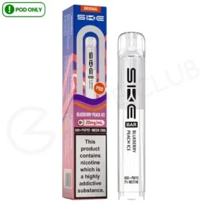 Blueberry Peach Ice SKE Bar Prefilled Pod