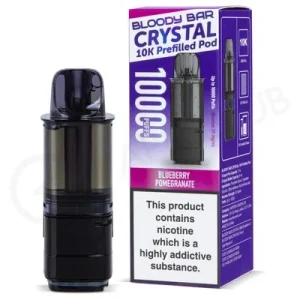 Blueberry Pomegranate Bloody Bar Crystal 10k Refill Pod