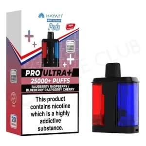 Blueberry Raspberry & Blueberry Raspberry Cherry Hayati Pro Ultra Plus Refill Pod