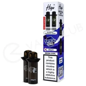 Blueberry Raspberry Cherry Higo Krystal Pro 600 Prefilled Pods