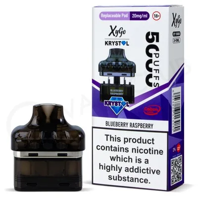 Blueberry Raspberry Xygo Krystal 5000 Refill Pod