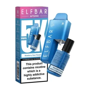 Blueberry Sour Raspberry Elf Bar AF5000 Kit 5000 Puffs