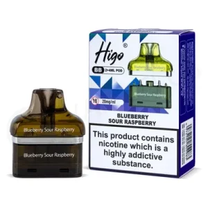 Blueberry Sour Raspberry Higo BB 4000 Refill Pods