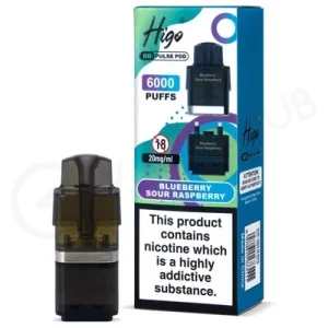 Blueberry Sour Raspberry Higo BB Pulse 6000 Refill Pod