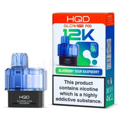 Blueberry Sour Raspberry HQD Glow Pro 12K Refill Pod