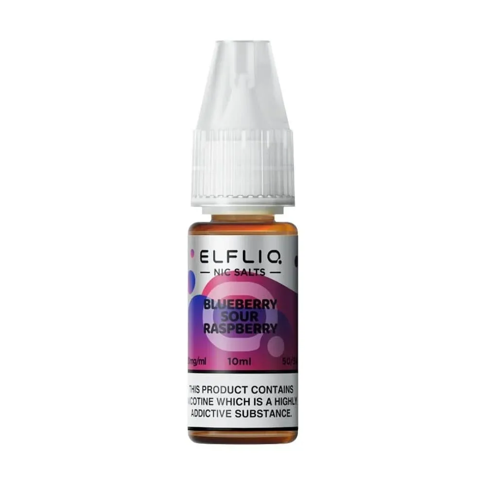 Blueberry Sour Raspberry Nic Salt E-Liquid by Elf Bar Elfliq (10ml) - Image 2