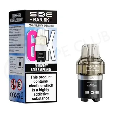 Blueberry Sour Raspberry SKE Bar 6K Refill Pod
