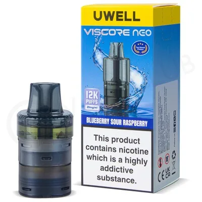 Blueberry Sour Raspberry Uwell Viscore Neo Refill Pod - Image 2
