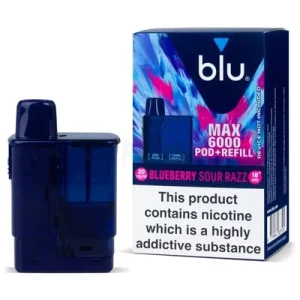 Blueberry Sour Razz Blu Max 6000 Refill Pod