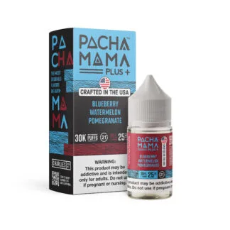 Blueberry Watermelon Pomegranate Pachamama+ Nixodine Salts 30mL