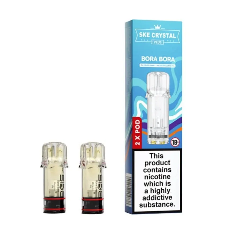 Bora Bora Prefilled Pods by SKE Crystal Plus (2 x 2ml)