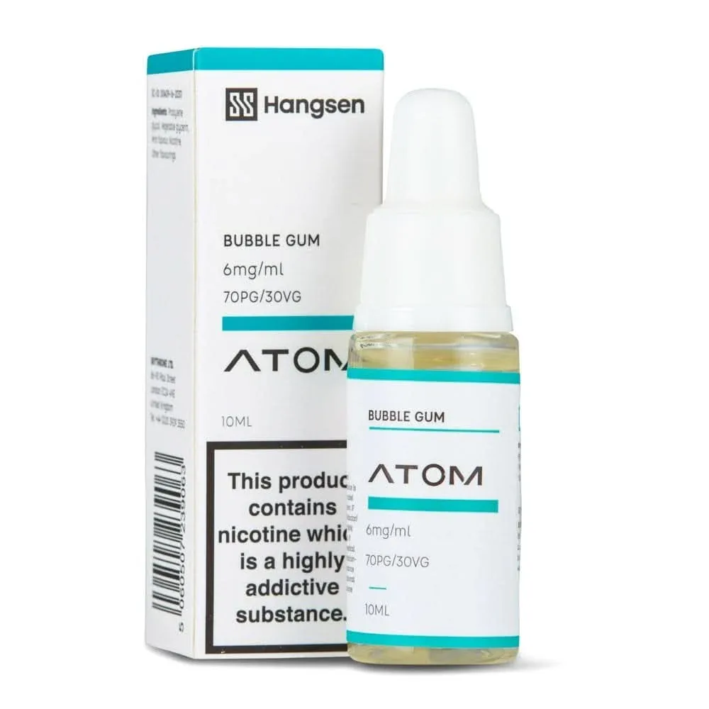Bubblegum Minty E-Liquid Atom Series by Hangsen (10ml)