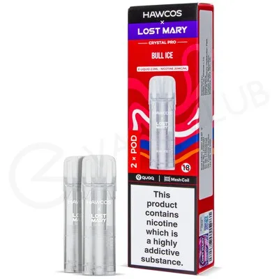 Bull Ice Hawcos x Lost Mary Crystal Pro Prefilled Pods