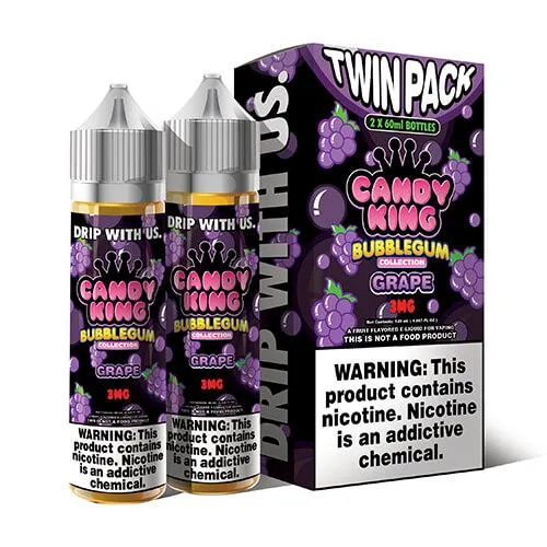 Candy King Synthetic - Grape Bubblegum - Twin Pack