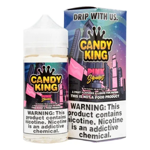Candy King Synthetic - Pink Squares