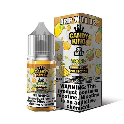 Candy King Tropic Bubblegum Series 30mL Salt Nicotine Vape Juice