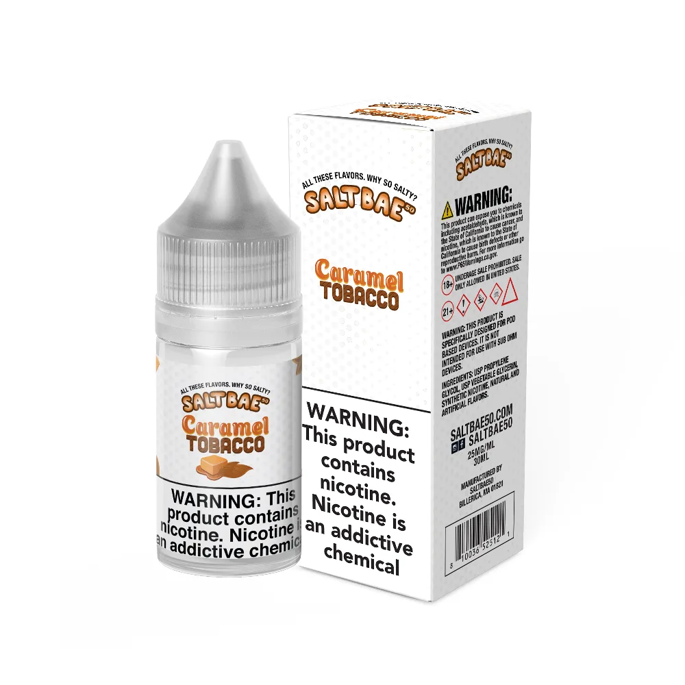 Caramel Tobacco Salt Bae 50 Salts 30mL