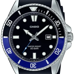 Casio Men's Black Wristwatch MDV-107-1A2Jf Online Exclusive Model