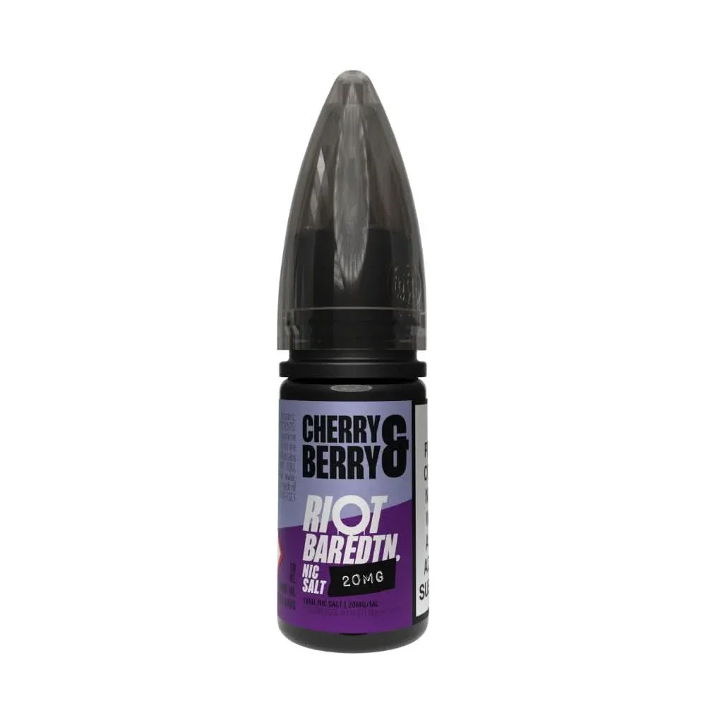 Cherry & Berry Nic Salt E-Liquid Bar Edition by Riot Squad (10ml)