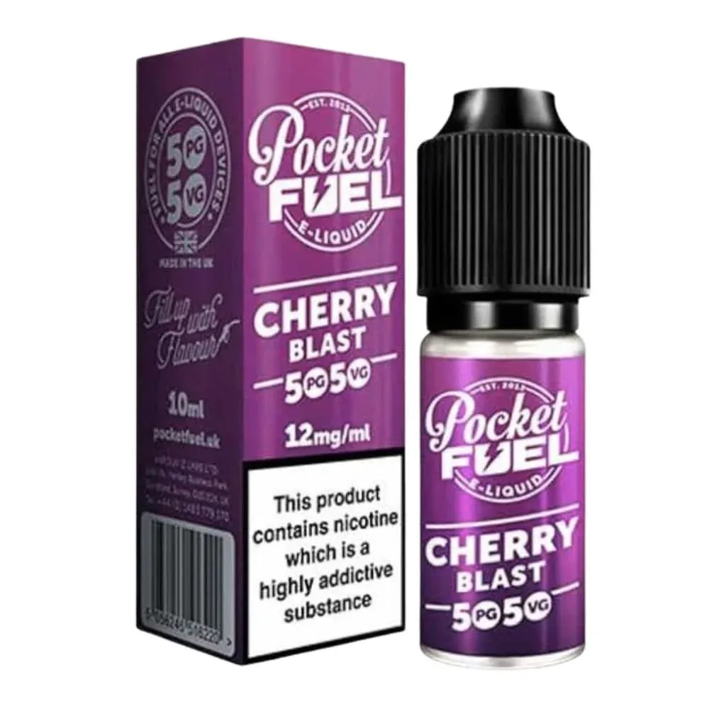 Cherry Blast 50/50 E-Liquid by Pocket Fuel (10ml)