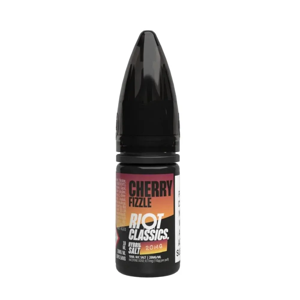 Cherry Fizzle Hybrid Salt E-Liquid by Riot Squad (10ml)