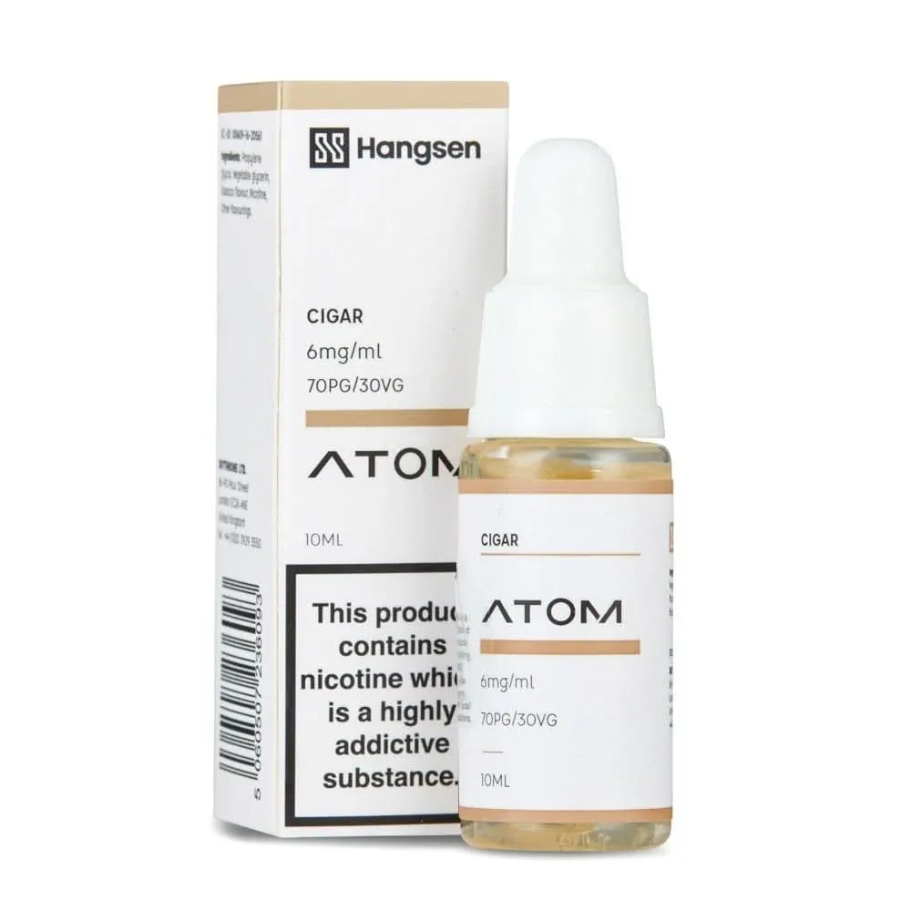 Cigar E-Liquid Atom Series by Hangsen (10ml)