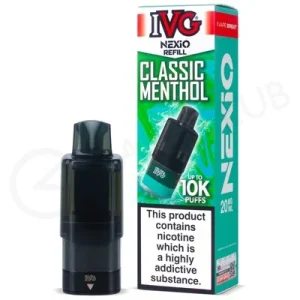 Classic Menthol IVG Nexio Refill Pod