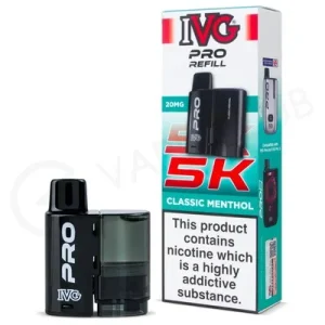 Classic Menthol IVG Pro 5K Refill Pod