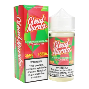 Cloud Nurdz 100ml – Sour Watermelon Strawberry