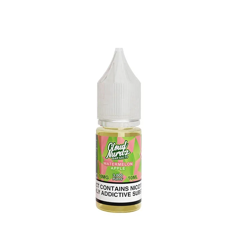 Cloud Nurdz Bar Salts Watermelon Apple 10ml Nic Salt E-Liquid - Image 2